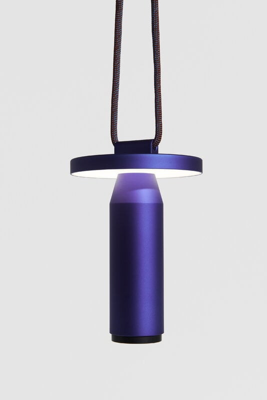 Petite Friture Quasar tragbare Lampe, 26 cm, blau, extrabild