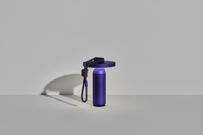 Petite Friture Quasar tragbare Lampe, 26 cm, blau, extrabild