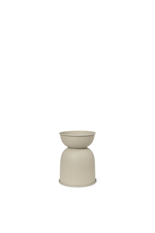 ferm LIVING Hourglass pot, XS, cashmere | Finnish Design Shop