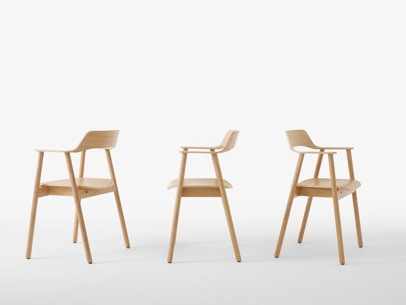 TAKT T24 Bow chair, oak, extra image
