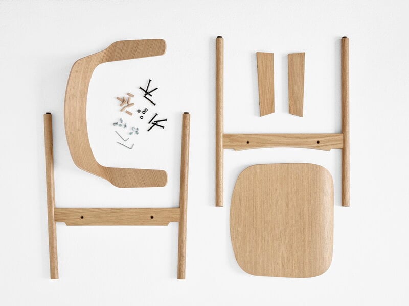 TAKT T24 Bow chair, oak, extra image