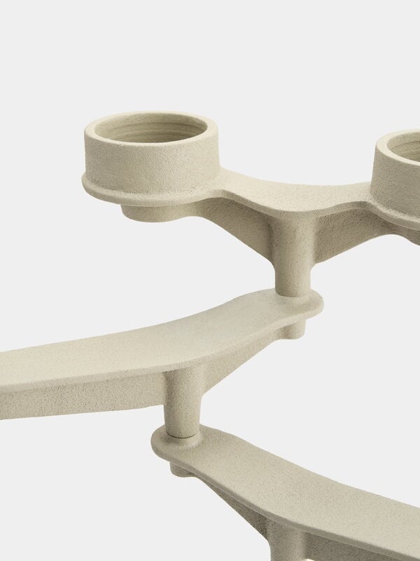 Tom Dixon Spin Mini ljusstake, putty, extrabild