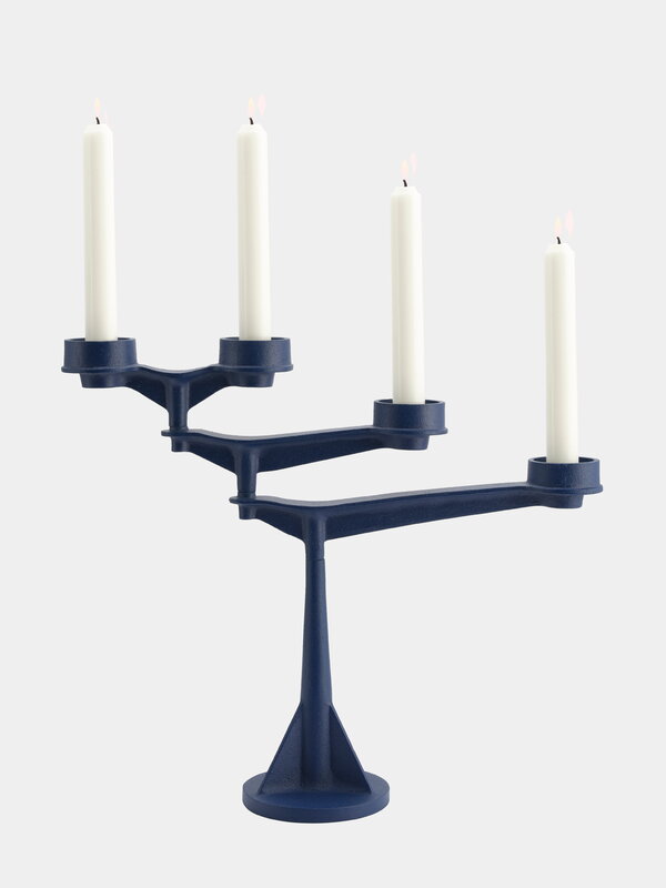 Tom Dixon Spin Mini candelabra, blue, extra image