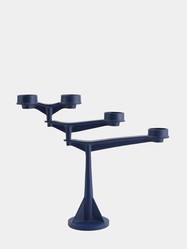Tom Dixon Spin Mini candelabra, blue, extra image