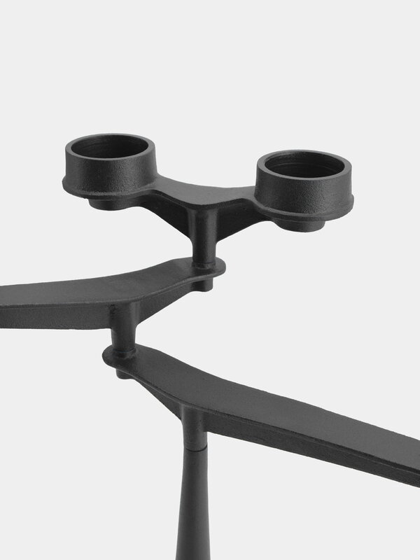 Tom Dixon Spin Mini candelabra, black, extra image