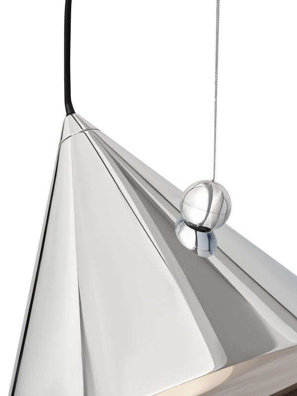 Tom Dixon Pose pendant lamp, 25 cm, silver, extra image