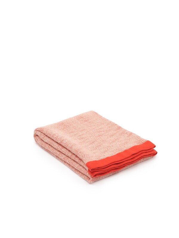 Tom Dixon Thread throw, 140 x 180 cm, orange - white, extra image