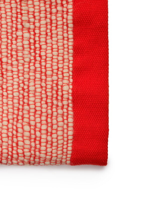 Tom Dixon Thread throw, 140 x 180 cm, orange - white, extra image