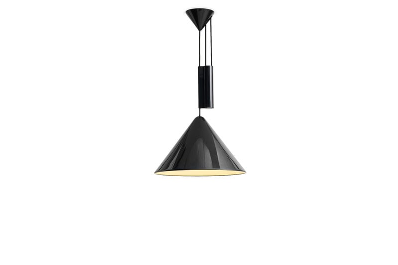 HAY Compass Adjustable pendant, 430, soft black, extra image