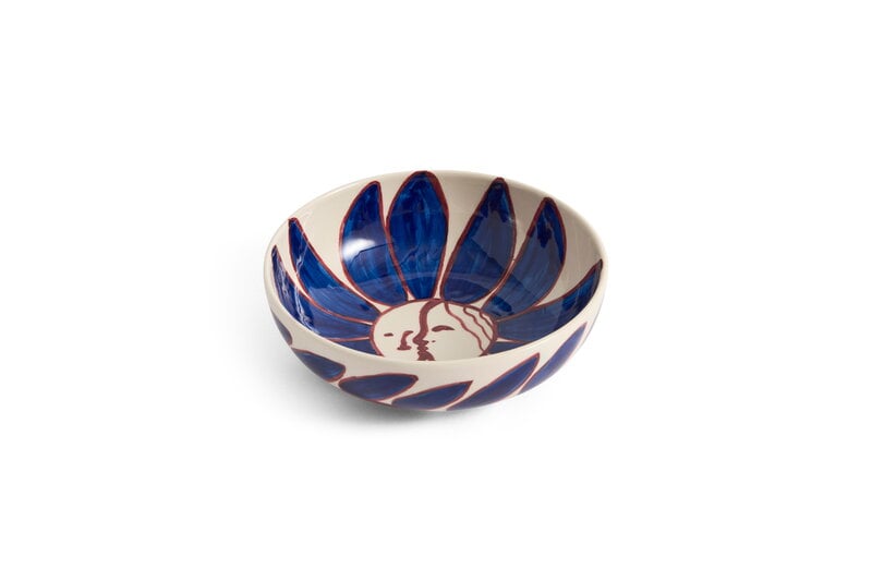 HAY La Pittura kulho, 18 cm, Deep blue flower, tuotteen lisäkuva