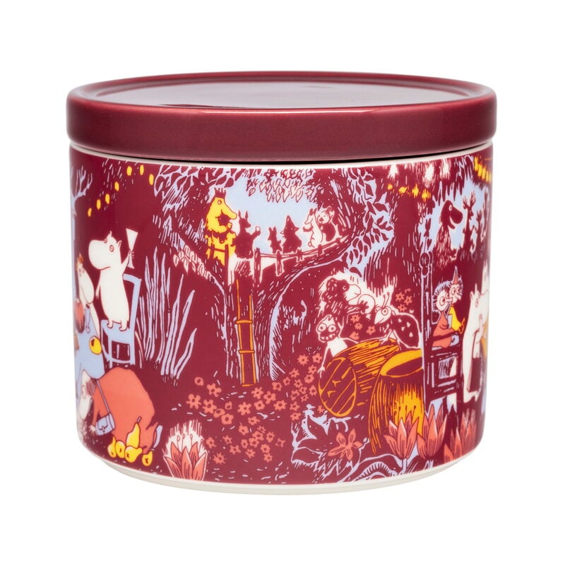 Moomin Arabia Muumi purkki, 0,7 L, Juhlan Aika, tuotteen lisäkuva