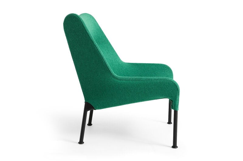 HAY O2 lounge chair, black - lift green, extra image