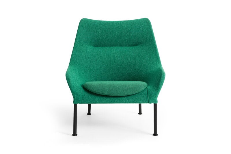 HAY O2 lounge chair, black - lift green, extra image