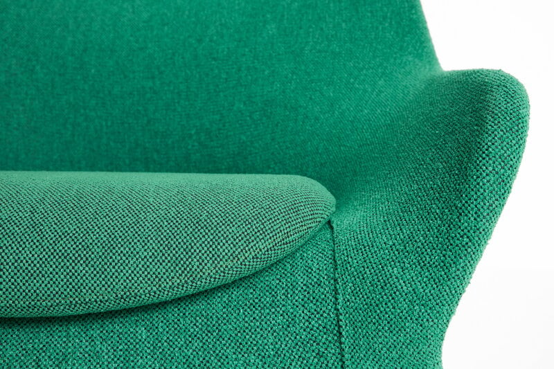 HAY O2 lounge chair, black - lift green, extra image