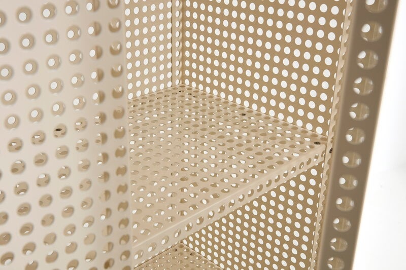 HAY Perforated floor cabinet, large, eggshell, extra image