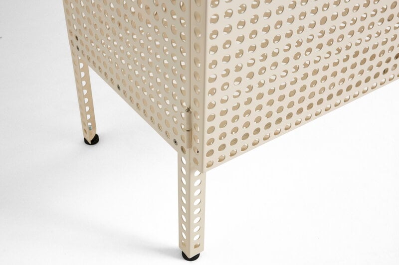 HAY Perforated floor cabinet, large, eggshell, extra image