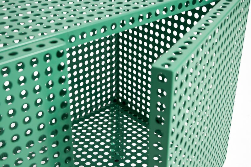 HAY Perforated floor cabinet, small, soft jade | Finnish Design Shop