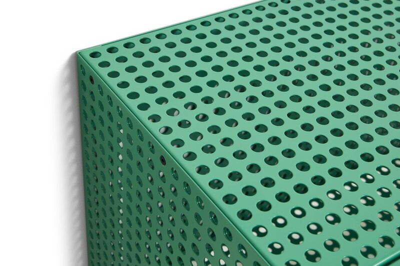 HAY Perforated wall cabinet, small, soft jade, extra image