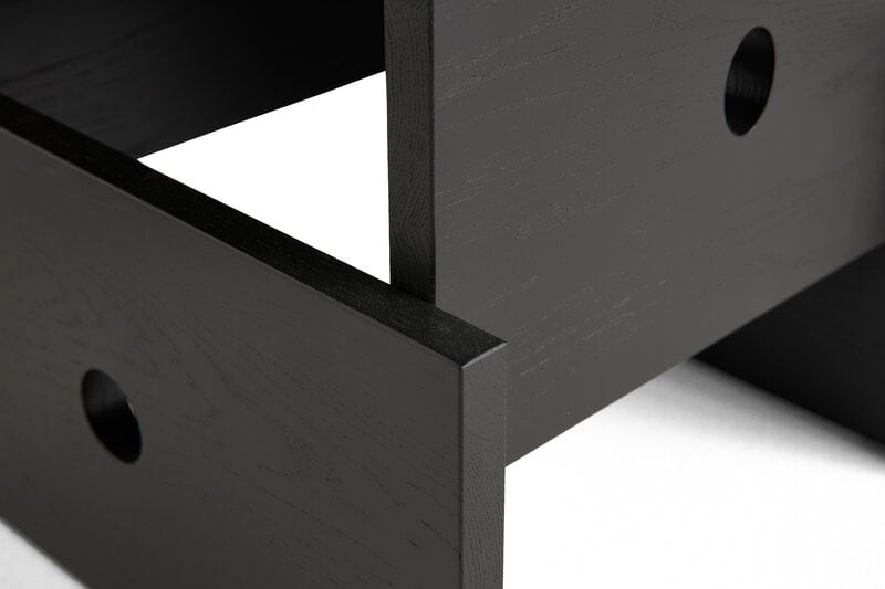 HAY Table basse Wood Box, chêne laqué noir, image extra