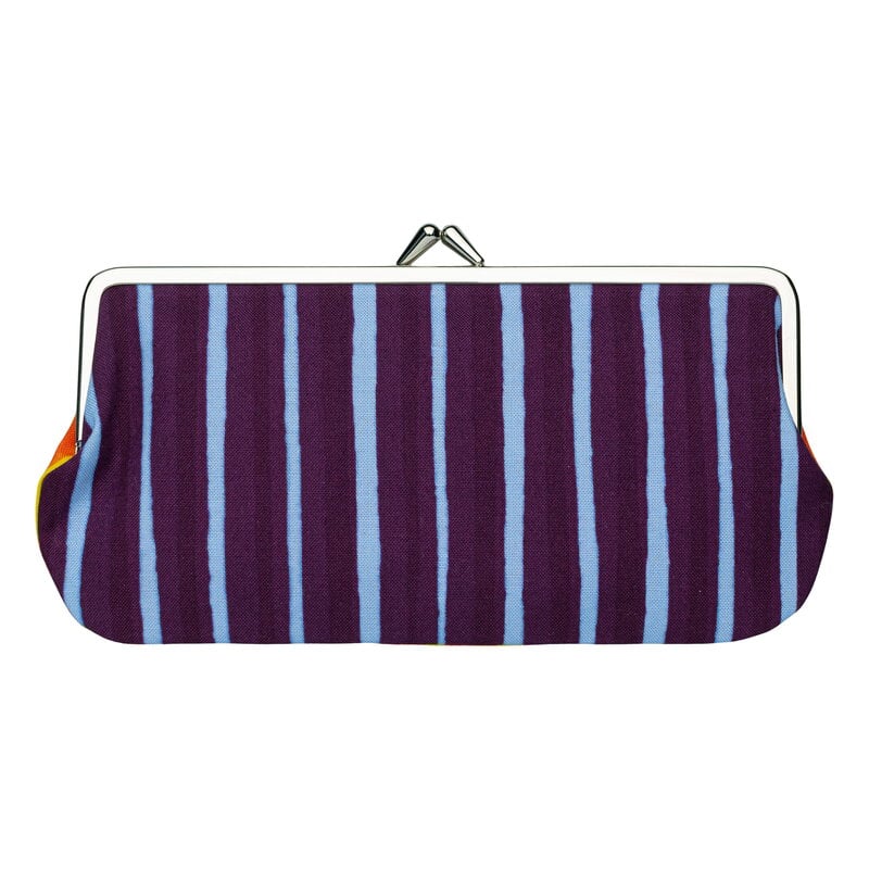 Marimekko Piccolo Silmälasi Kukkaro purse, orange - yellow - eggplant - light blue, extra image