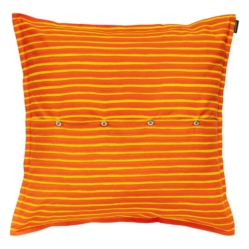 Marimekko Housse de coussin Piccolo, 50 x 50 cm, orange - jaune, image extra