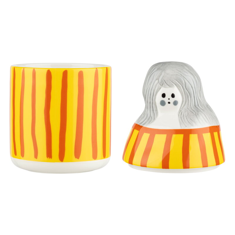 Marimekko Raita-Armi objet de collection, orange - jaune, image extra
