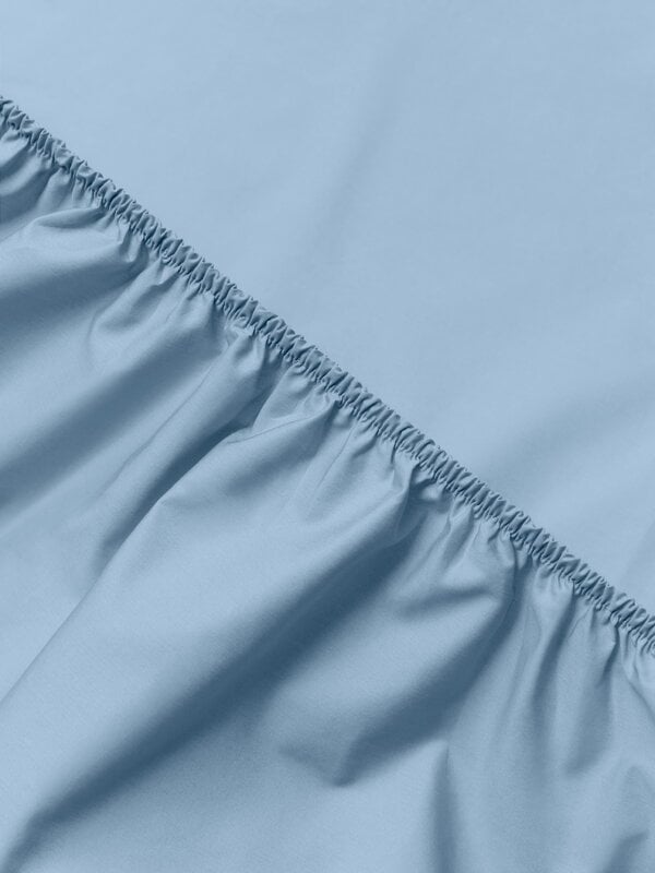 Tenten 06-02 Myöten fitted bed sheet, cool blue, view 2