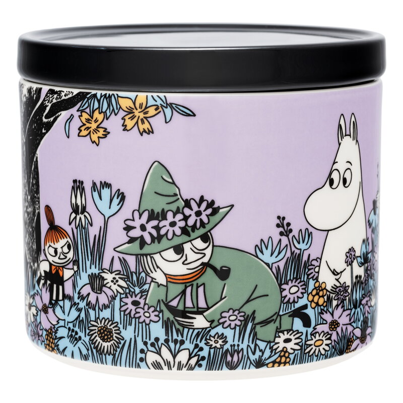 Moomin Arabia Barattolo per biscotti Moomin, 0,7 l, Friends forever, immagine extra