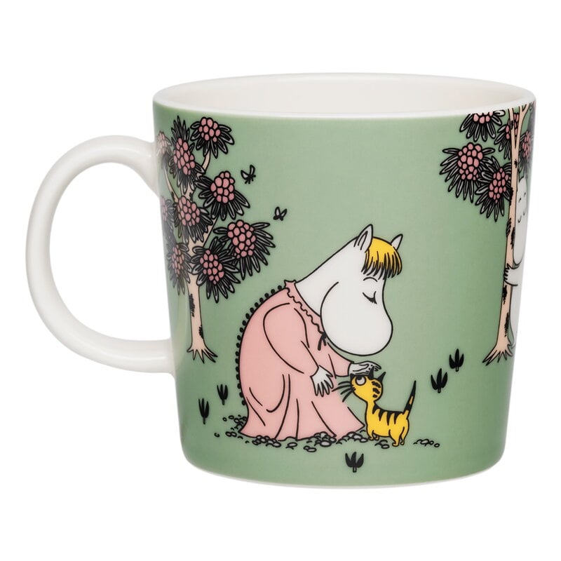 Moomin Arabia Muumi muki, 0,3 L, 2 kpl, Sydänkäpyset & Hellyys, tuotteen lisäkuva