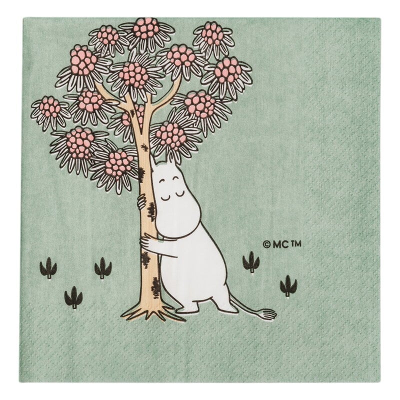 Moomin Arabia Moomin serviette en papier, 33 cm, 20 pcs, Loving Care, image extra