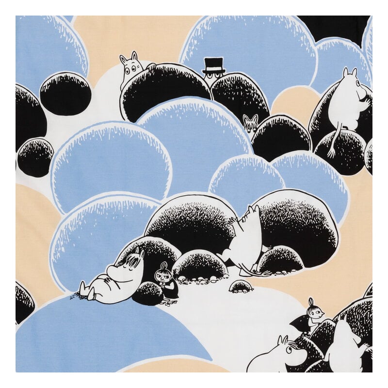 Moomin Arabia Moomin pillowcase, Pebbles, extra image