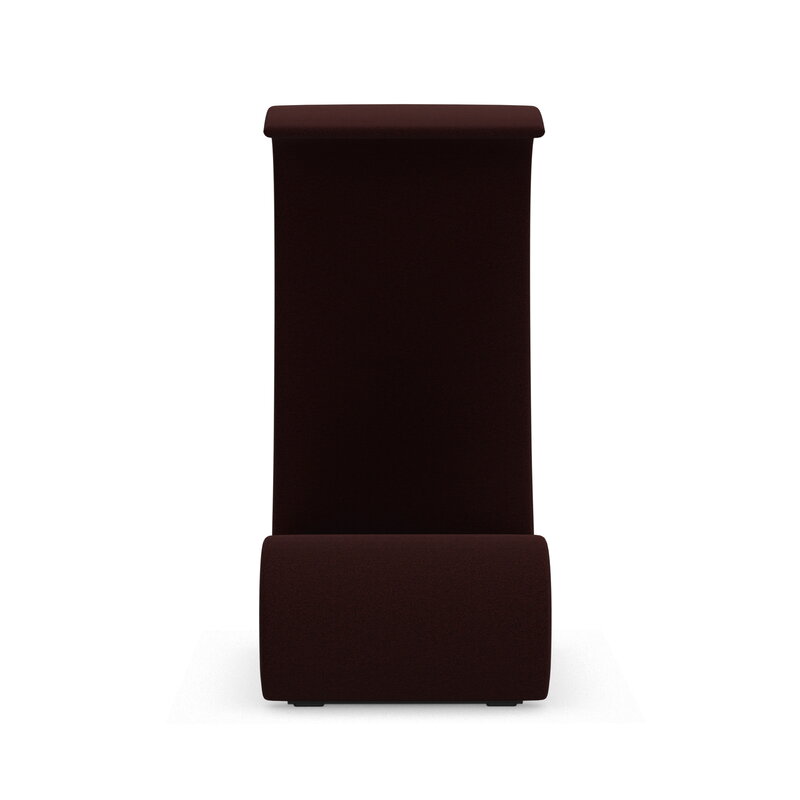 Vitra Amoebe Lounge Chair, Cento 12 Dunkelrot Melange, extrabild