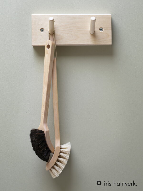 Iris Hantverk Rack mit 2 Haken, Birke, extrabild