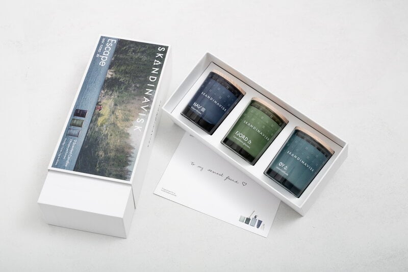 Skandinavisk Scented candle set 3 pcs, ESCAPE, extra image