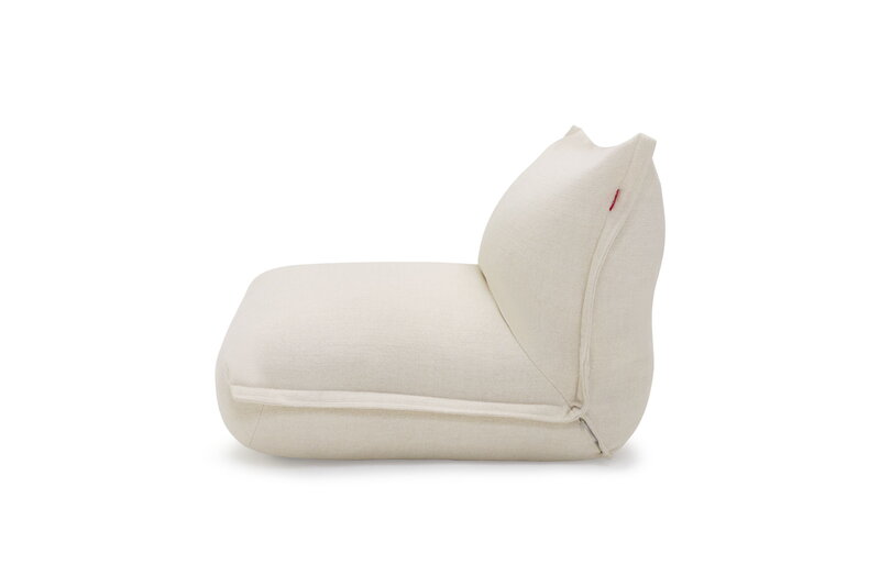 Fatboy The BonBaron Slim Loungesessel, recyceltes Bouclé Creme, extrabild