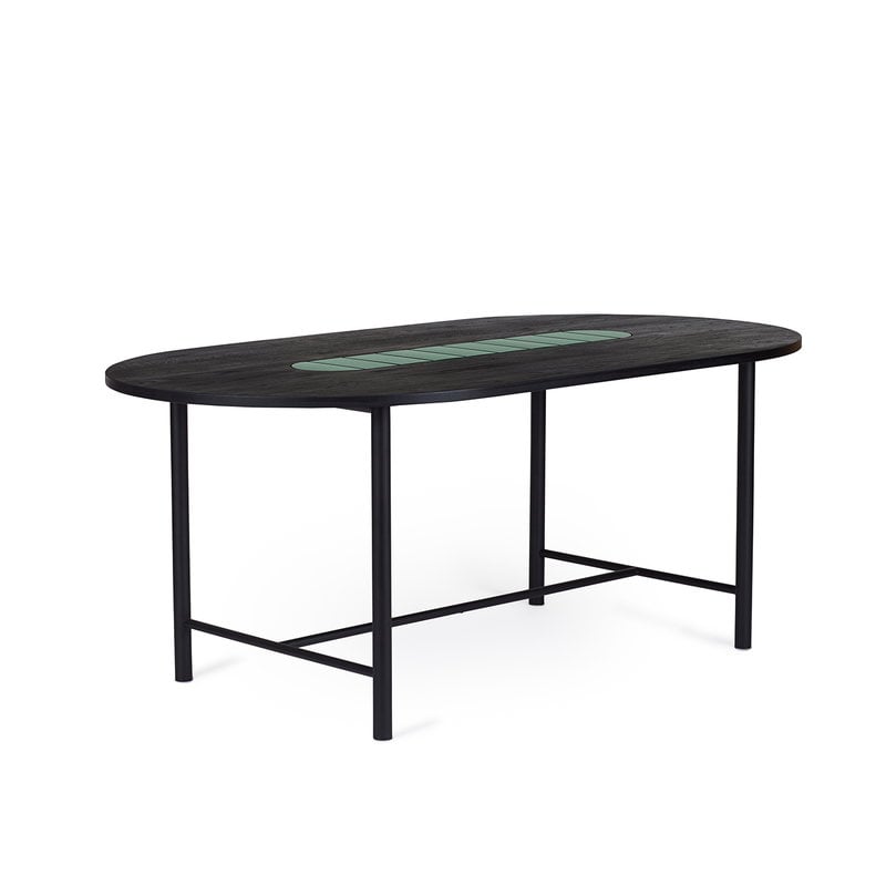 Warm Nordic Be My Guest Dining Table Black Forest Green
