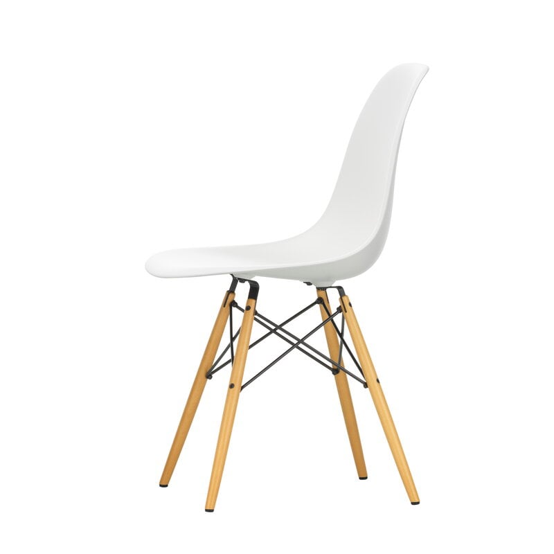 Vitra Eames chair, white - maple | Finnish Design Shop