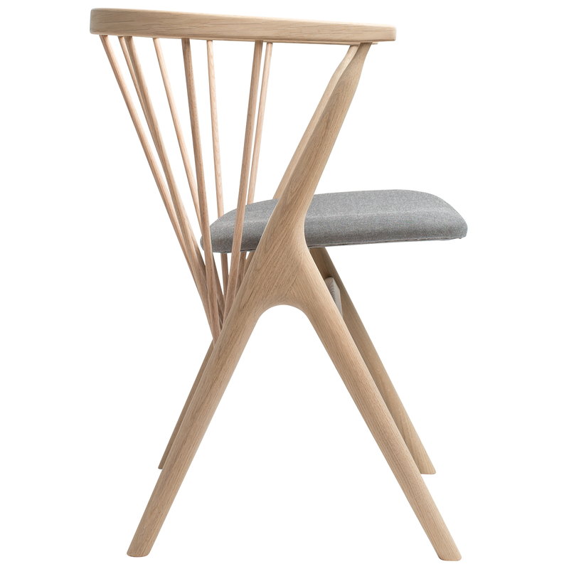 Sibast chair, soaped - grey fabric | Finnish Design Shop UK