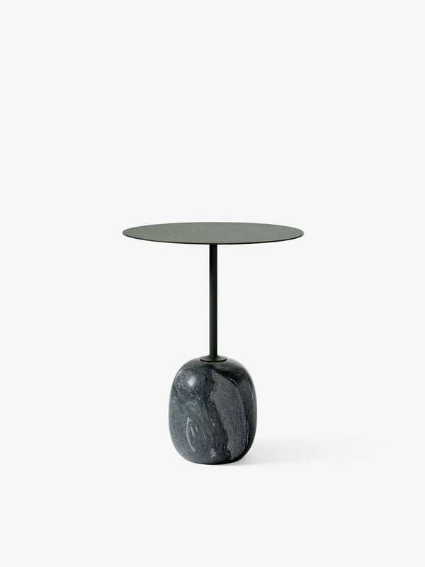 &Tradition Lato LN8 coffee table, deep green - Verde Grigio marble, view 6