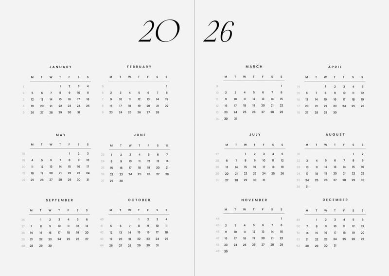 Cozy Publishing Cozy Planner 2026, Night sky: Shoot for the moon darling, view 5