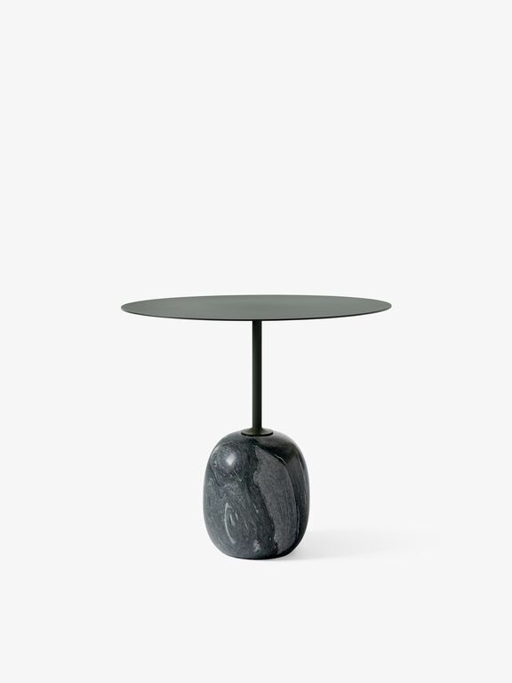 &Tradition Lato LN9 coffee table, deep green - Verde Grigio marble, view 4