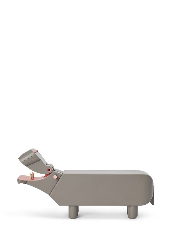 Rosendahl Hippo figurine, 9 cm, grey, extra image