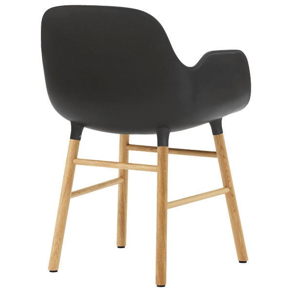 Normann Copenhagen Form Armchair Black, Black Arm Chair