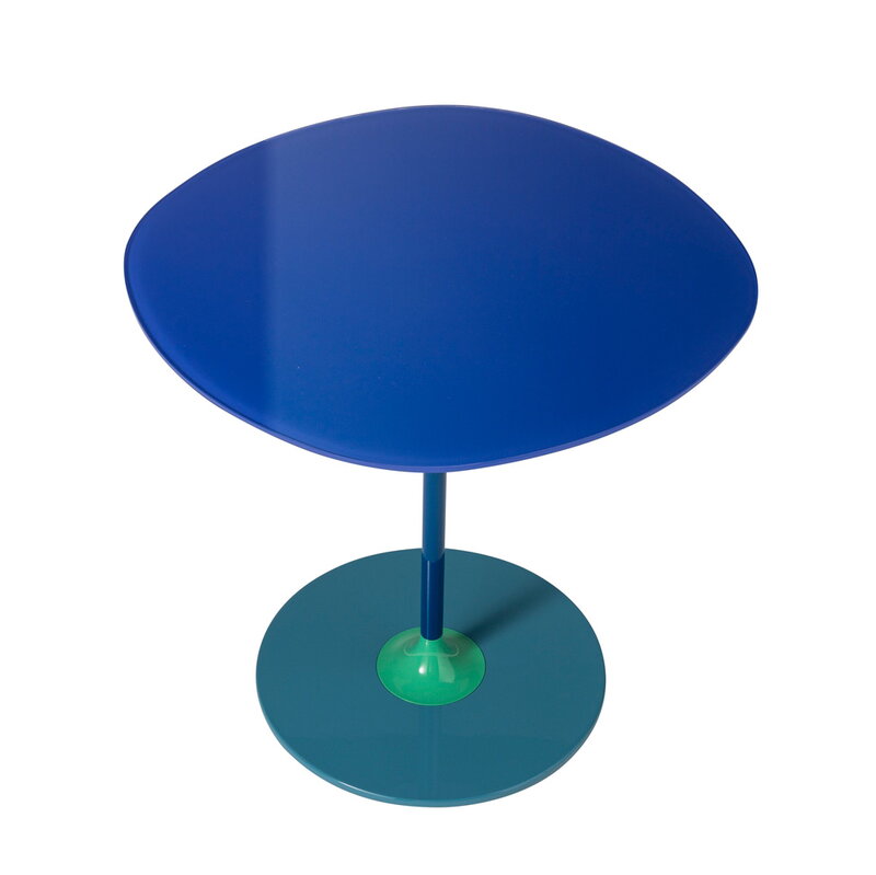 Kartell Tavolino Thierry, 50 x 50 cm, blu