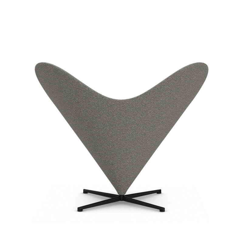 Vitra Heart Cone Chair poltrona lounge, basic dark - Cento 15 sale e pepe, immagine extra