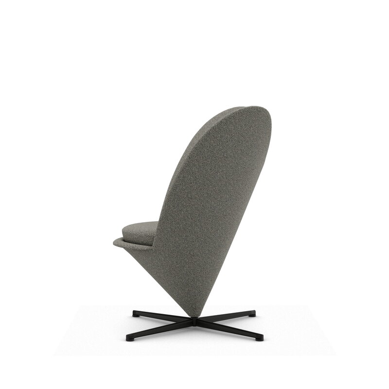 Vitra Heart Cone Chair poltrona lounge, basic dark - Cento 15 sale e pepe, immagine extra