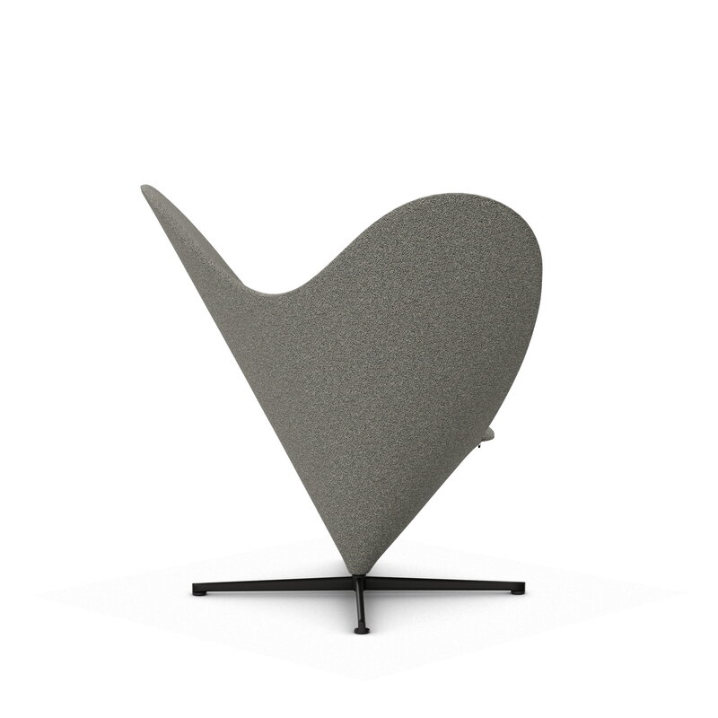 Vitra Heart Cone Chair poltrona lounge, basic dark - Cento 15 sale e pepe, immagine extra
