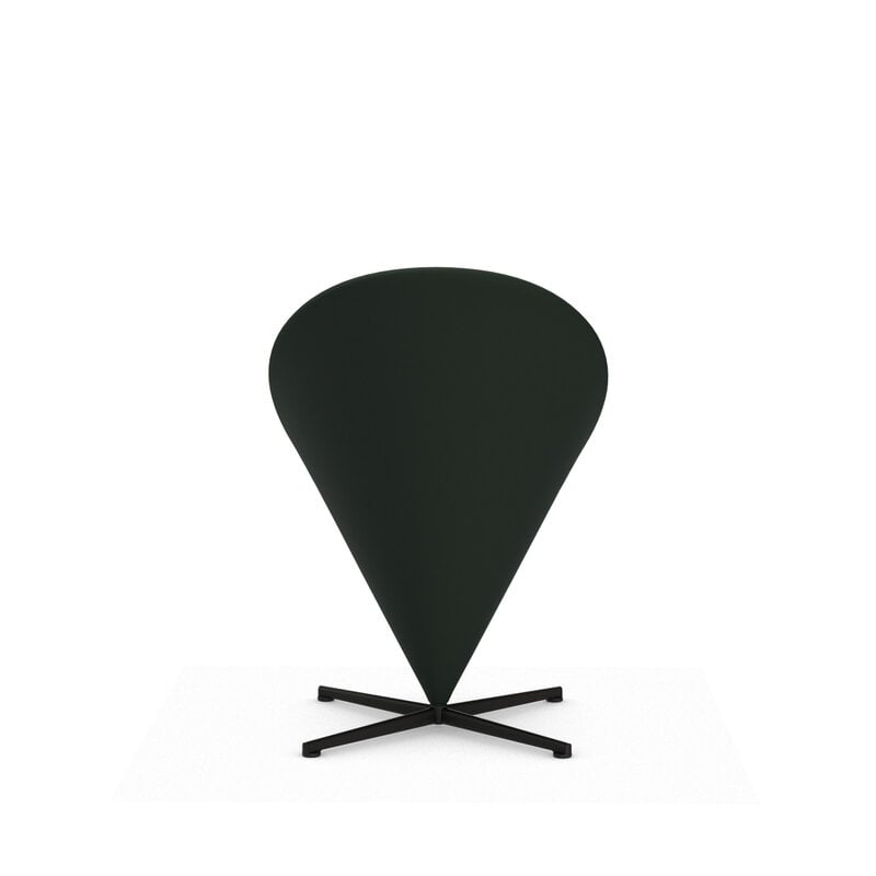 Vitra Cone Chair fauteuil lounge, basic dark - Volo 26 Forest, image extra
