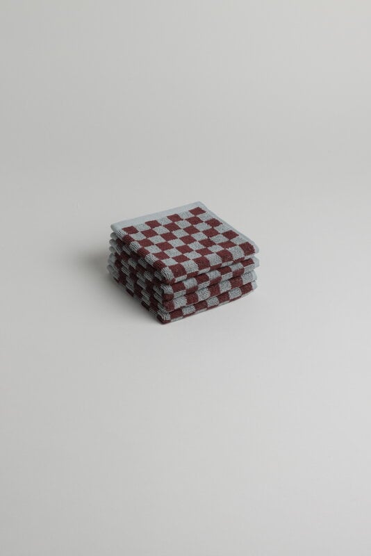 Baina Face cloth Quill, 30 x 30 cm, cement - rhus, extra image