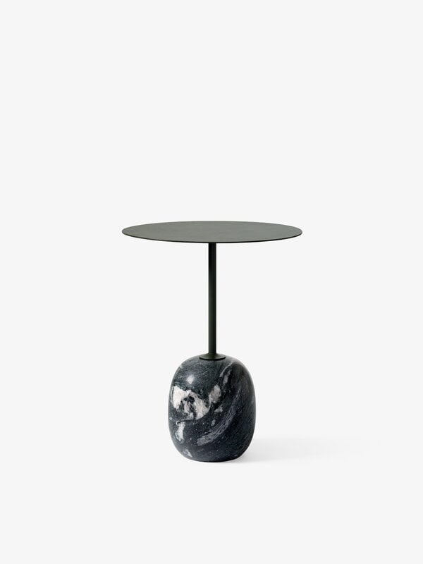 &Tradition Lato LN8 coffee table, deep green - Verde Grigio marble, view 11